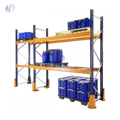 China Corrosion Protection Storage Racks Heavy Duty IndustrialAssemble Logistics Food Cold Room Pallet Rack Warehouse Display Rack System for sale