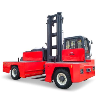 China Building Material Shops Popular OEM ODM Duplex Mast 3.6m Lifting Height 5 Ton 8 Ton 10 Ton 12 Ton Side Diesel Forklift With Japanese Engine for sale