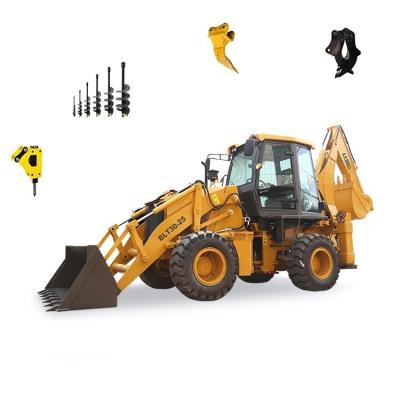 China Hotels ce wheel loader backhoe Retroexcavadora WZ30-25S front end backhoe loader for sale