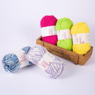 China Anti-pilling Best Selling Diy Hand Knitting Acrylic Yarn Blended Soft Mixed Yarn Crochet for sale