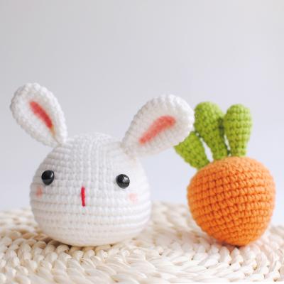 China Anti-pilling Milk Cotton Yarn Ball Doll Widely Used Knitted Cute Knitted Material Package for sale