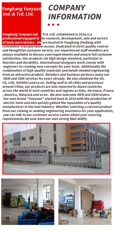 Verified China supplier - Yongkang Yueyuan Industry And Trade Co., Ltd.