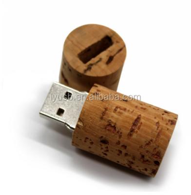 China Wooden Cork Stopper USB Disk Drive 4G 8GB 16GB Pen Drive 32GB 64GB USB Memory Stick Wooden Cork Pendrive Flash U Stick for sale