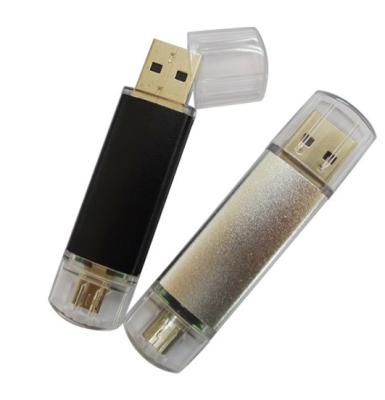 China Metal OTG USB Flash Drive 128GB 64GB 32GB 16GB 8GB for Mobile Phone for sale