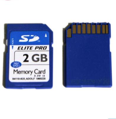 China Plastic 2gb SD Card For Car Gps for sale