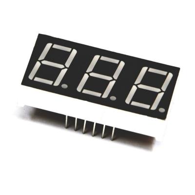 China Home appliances fnd digit 7 small 3 segment led display 3 digit 7 segment display manufacturer for sale