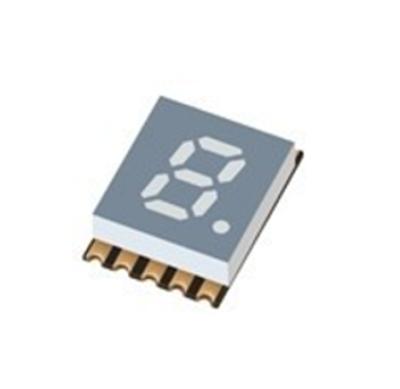 China Single illuminating smd 7 segment clock chip clock digit common anode led display for sale