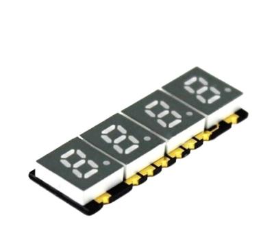 China Home appliances slim 7 segment led 0.2 inch 4 digit seven segment smd display for sale