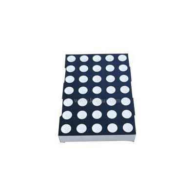 China Mini Size 5x7 Size rohs Approved House Appliances Red Color Round Dot Common Anode Led Dot Matrix Display Module for sale