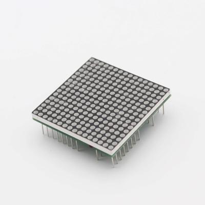 China House Fixtures Dot Matrix 1616 40x40mm Orange Color 1.7mm Tiny Round Dot Led Display Panel for sale