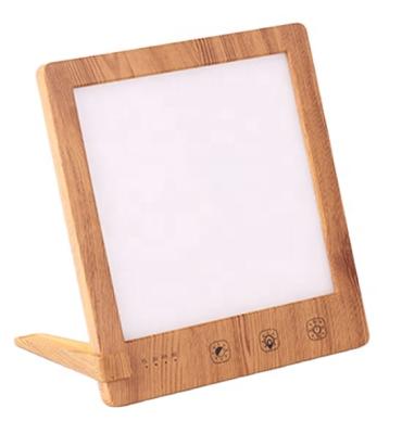 China Light Guide Lamp Shell (ABS) + Optical Grade +84 LED Micro Led Light Therapy Lamp With Standing Bracket For Home / Office Use (Wood Grain) for sale