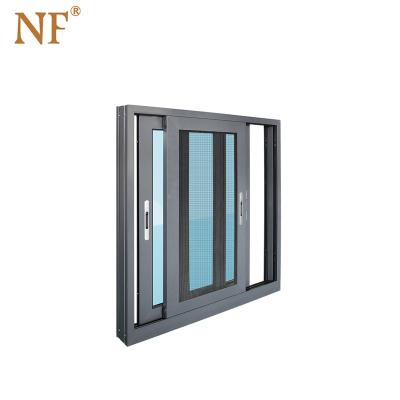 China Folding screen sliding upvc corner window for sale