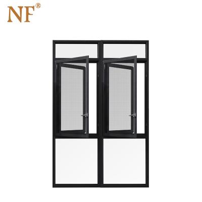 China Folding Screen PVC Half Moon Windows for sale