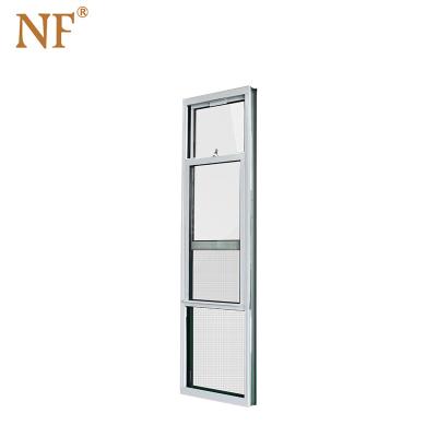 China American Style Aluminum Double Hung Down Window Folding Screen for sale