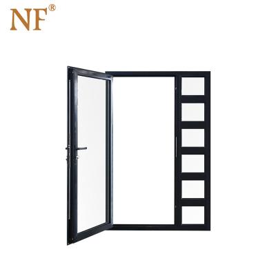 China Modern Aluminum Wood Composite Door for sale