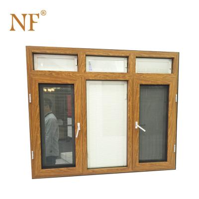 China Folding Screen Aluminum Clad Wood Windows And Doors for sale