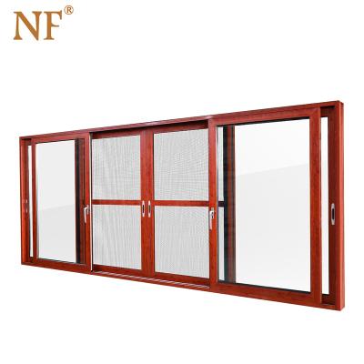 China Modern 3 Panel Aluminum Sliding Glass Door for sale