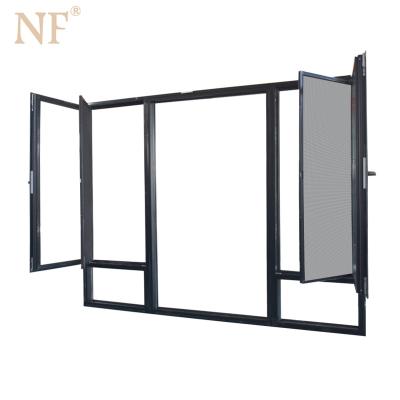 China Magnetic Screen Foshan N-F Aluminum Window New Design yiju iot for sale