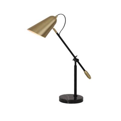 China New modern creative innovative side rack modern style iron material led light source reading table lamp for sale