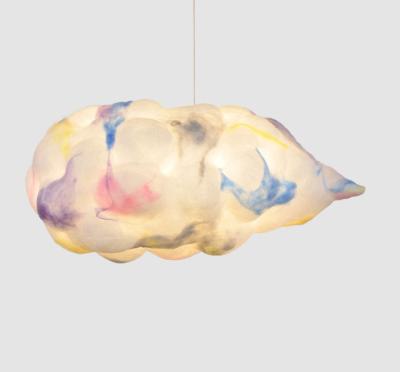 China Cloud Pendant Lighting Modern Dreamlike Design Pendant Lighting With White Cloud Shape E27 Bulb Chandelier Light for sale