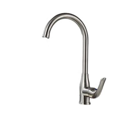 China Sense Faucets NASK 6040 Brushed Light Luxury European Style 304 Stainless Steel Kitchen Taps Sink Faucet Kitchen Faucets for sale