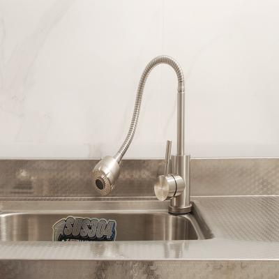 China Flexible Sense Faucets Stainless Steel Mixer Tap Kitchen Water Sink Faucet for sale