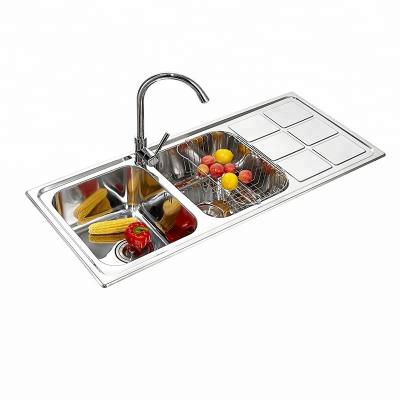 China Without Faucet Stainless Steel Kitchen Sink for sale