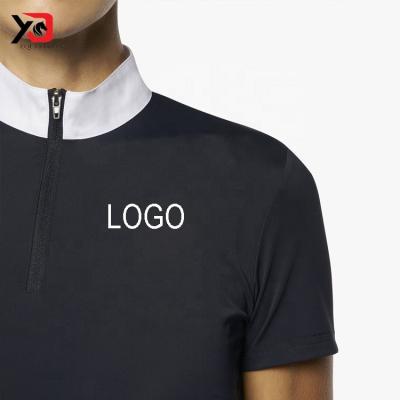 China Durable 2022 Hot Sale XD Rider Customized Womens Competition Short Sleeved Polo Shirt for sale