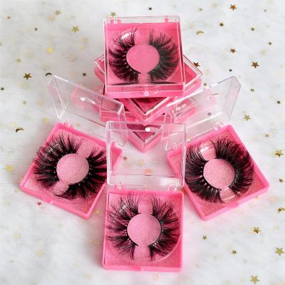 China Good quality 5d 27mm mink eyelashes with pvc fashion handbag suitcase lashbox boxes25mm mink eyelash bulk lasheswholesale seller for sale