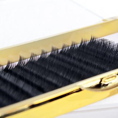 China Silk Natural Looking Handmade Korea Synthetic Fiber Eyelash Extension Manufacturer for sale