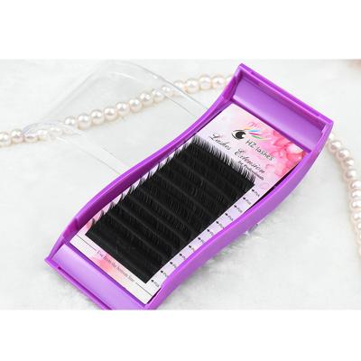 China Extension Korea Faux Mink Eyelash Extension Silk Mink With Custom Boxes for sale