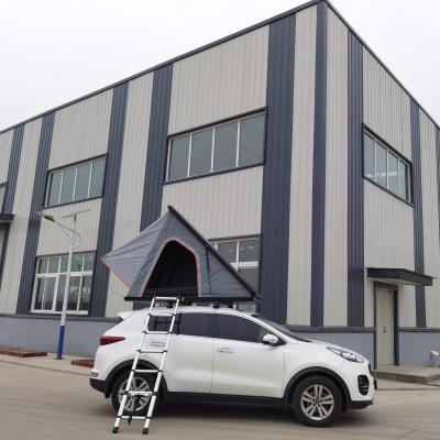 China Extended Type High Quality Aluminum Shell Rooftop Tent For Outdoor Activities for sale