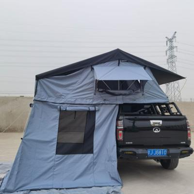 China Extended Type Factory Customize Suppliers Rvs Campers Extra Accessories Large Size Car Roof Top Tent for sale