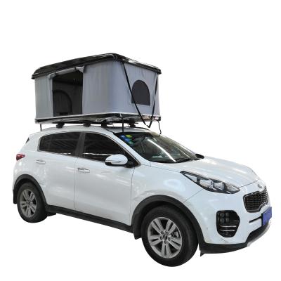 China Extended Type 2021 Easy Folding And Opening Hard Shell Roof Pit With Features Strong Waterproof Roof Top Tents For Family Camping On Sale for sale