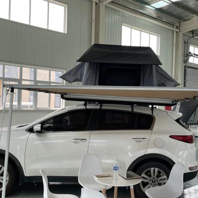 China Extended Type 4x4 Car Side Awning For Sunshade Rain With Kids Pet Outlet for sale