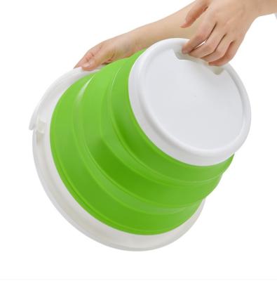 China CB-01 2021 washing bucket folding buckets 1.5L/3L/5L/10L outdoor camping folding waterproof bucket for sale