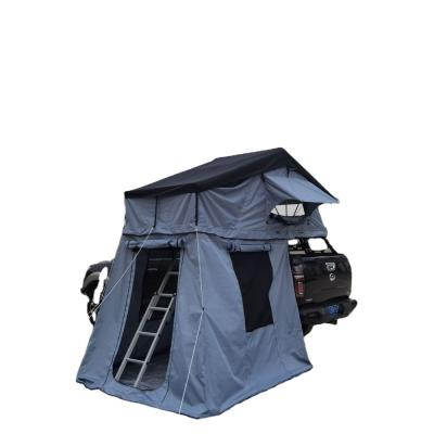 China Extended Type Outdoor Camping Top Roof Tents With Annex Room Behind The Car for sale