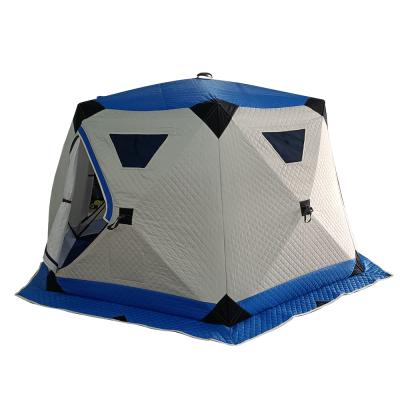 China Outdoor Automatic Portable Fishing 4 Person Ice Fishing Tent Ice Fishing Waterproof Tent Winter Outdoor Tent for sale