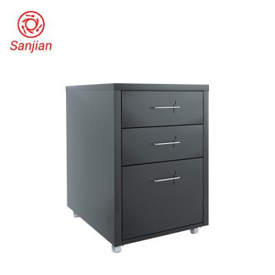 China New Style Mobile White Color Rolls Living Room Mobile Office Under Office Storage Pedestal Metal Steel Mobile Filing Cabinet for sale