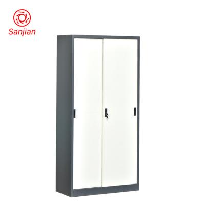 China (Other) Service Office Furniture 2 Metal Sliding Door Adjustable Metal Material Customized Fireproof Storage Cabinet With Keys for sale