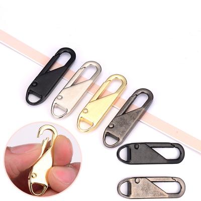 China Fashionable High Quality Nickel Free Alloy Zipper Puller Slider Customized Metal Plating With Painted Color for sale