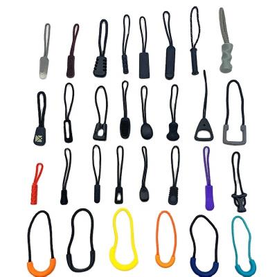 China Other Personalized Colorful Garment Accessories Ties Custom Plastic Zipper Pull Rope For Bag for sale