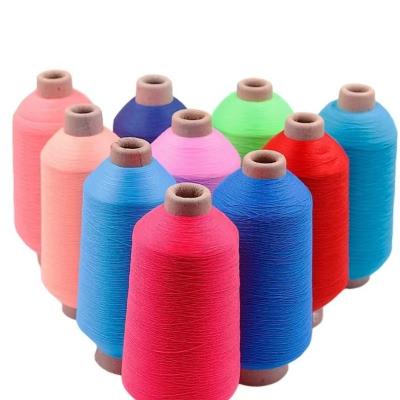 China Core spun yarn 100d/2 150d/2 eco-friendly polyester textured yarn with high stretch for sewing and blanket quilting for sale