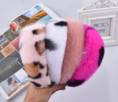 China Wholesale Luxury Designer Head Bands Hair Accessories Real Fur Headband Ladies Rabbit Fur Headband Ladies Rabbit Fur Headband For Woman for sale