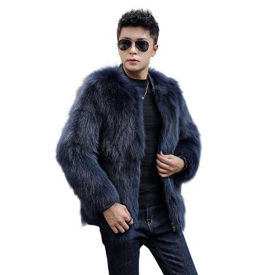 China 2021 New Anti-Wrinkle Italian Fox Fur Coats Fox Fur Coat For Man's Luxury Quality Fox Fur Interesting Jacket for sale