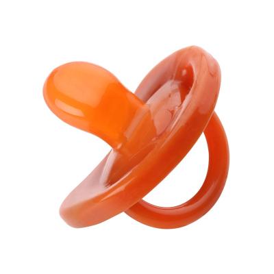 China Custom Soother Bpa Free Silicone Baby Soother Dummy Pacifier With Pacifier Clip for sale