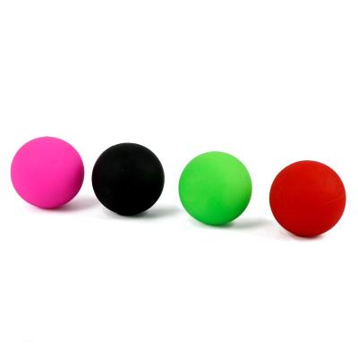 China Wholesale Custom Durable Elastic Silicone Lacrosse Ball Dot Therapy Peanut Yoga Roller Massage Ball Rubber for sale