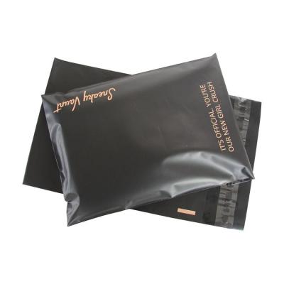 China Strong Adhesive Custom Adhesive Package Envelope Custom Logo Printed Logo Printed Recycled Black Mailer Mailer Bag for sale