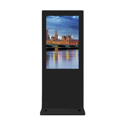 China Stand Alone Response Time 6.5ms High Quality Outdoor Capacitive Floorstanding Digital Signage Machine for sale