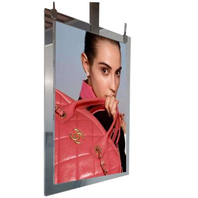 China Indoor 43 49 Inch Digital Board Advertising Signage Shop Display Hanging LCD Display for sale